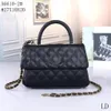 2023 CF All Caviar Patent Leather Bag Axel Bag Crossbody Bag Highend Womens Bag Versatile Style Luxury Brand Large Capacity Bag Mini TN Designer Bag Size