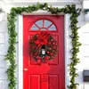 Decorative Flowers Christmas Wreath Illuminated Design Beautifully Crafted Gorgeous Stunning Trendy For Party Decoration