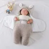 Sleeping Bags Autumn Winter Wrap Sleeping Bag Born Baby Items Thicken Cocoon for Baby Accessories born Sleep Sack 06 Months 231214