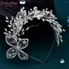 Kopfschmuck YouLaPan Braut Hochzeit Strass Spitze Stirnband Handgefertigter Schmuck Haarschmuck Brautjungfern Geschenke Kristall HP604