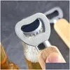 Openers Portable Quick Wooden Handle Bottle Opener Drink Beer Cap Lid Bar Tool Woodens Handles Bottles Openers Drop Delivery Home Gard Dh7Kw