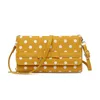 Sacs de soirée Mini Pu Mode Femmes Sac à bandoulière Messenger Designer Luxe Polka Dot Modèle Téléphone Porte-monnaie Filles Sac à main Fourre-tout