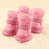 Dog Apparel Pet Christmas Shoes Winter Warm For Chihuahua Boots Puppy Small Size 1-5