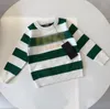 23SS Kids Designer Clothes Pullover Baby Boy Girl Sweaters Jumper Långärmad barn