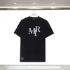 Designer-Herren-T-Shirt, hochwertige Mode, Baumwoll-Buchstabendruck-Unterhemd, einfarbig, Freizeit, Sport, kurzärmelig