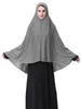 Etniska kläder över huvudet Khimar Islam Prayer Hijab Women Muslim Full Cover Scarf Ramadan Eid Hooded Niqab Nikab Headscarf Plagment Amira