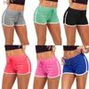 Damesshorts Zomer Sneldrogende sportbroek voor dames Katoenen shorts Contrasterende binding aan de zijkant Elastische taille Casual shorts Yoga ShortL231215