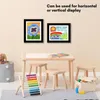 Bildramar 2st Kids Art Frames Träutbytbar bild Display för A4 Art-Work Children Projects Home Office Storage Picture Display 231215