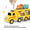 الكهربائية RC Car Die Casting Transfer Truck Engineering Minor Mixer Toy Toy Toy Children's Education Dolls Districs Hispls 231215