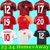 2023 Canadá Futebol Jerseys Homens Crianças Kit Mulheres Uniformes National Team Davies J.David Larin 23 24 Ugbo Cavallini Millar Eustaquio Fraser 2024 Camisa de Futebol T Home Away