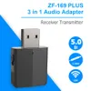 ZF-169 Plus 3,5-mm-Audio-Adapter, USB-BT-Empfänger, Sender für TV-Lautsprecher, PC-Konvertierung, einfach und bequem zu bedienen.