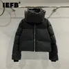 Herrarna ner parkas iefb högkvalitativ mäns kappa koreansk chic kort vinter stativ krage färgblock lapptäcke dragkedja blouson down jacka 9d1285 231214