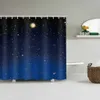 Foto céu azul cortinas blackout cortina de janela para quarto sala estar gancho decoração casa