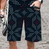 Herr shorts julmönster streetwear mode cool hajuku strand lös rolig 3d tryckt man elastisk midja herrkläder