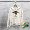 Mannen Hoodies Sweatshirts Saint Michael Beschadigd Hoodie Mannen Vrouwen Beste Kwaliteit SMX6 Print Trui Met Capuchon T231215