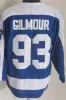 Anpassad CCM Hockey Retro 21 Borje Salming Jersey går i pension 64 Stanleycup 29 Felix Potvin 93 Doug Gilmour 29 Mike Palmateer Vintage Classic Blue