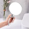 Compact Mirrors 3X Magnifying Light Makeup Mirror Hand Handheld Folding Double Sided Vanity Travel Portable Tool 231215