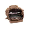 Schultaschen AUGUR 17 Zoll Herrenrucksack Vintage Canvas Schultasche Reisetaschen Laptop mit großer Kapazität 231215