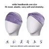 Sweatbands For Women Men Absorbent Sports Nonslip Stretchy Sweat Bands Headwraps Workout Headbands Fitness Exercise Hairband