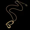 2022 trendige extravagante große 3D-Herz-V-Anhänger-Ohrringe-Kette-Halskette Edelstahl Gold Silber Rose gefüllt Liebe Mädchen Frauen wh279b