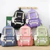 Schooltassen 5-delige sets Harajuku Kawaii Kids Schoolrugzak Leuke damesrugzak Boekentas Laptoptas voor tienermeisjes Studententas Rugzak 231214