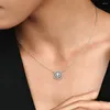 Kedjor lyxiga smycken kvinnor guldpläterade sterling silver fit original tillbehör halsband diy designer kettingen voor vrouwen