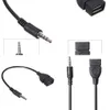 Nuevos adaptadores para ordenador portátil, cargadores, convertidor de reproductor MP3 para coche, conector de Audio auxiliar macho de 3,5mm a USB 2,0, Cable convertidor hembra, adaptador