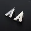 Stud Earrings ALYX Letter A Men Women 1:1 High Quality Simple Fastness Colorfast Fashion All-match Trend Accessories