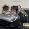 Cc Sunglasses Fashion Designer Ch Sun Glasses Retro Fashion Top Driving Outdoor Uv Protection Oval Big Frame Pearl for Women Sunglasses with Box R5 8SQG