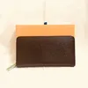 M60017 Zippy Wallet Designer Womens Zipped Key Coin Card حامل يومي Porse Mini Pouch Pochette Cle Envordpe Carte de V159W