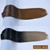 Synthetic Wigs No clip no glue invisible integrated hair 24 inches long straight wave synthetic heatresistant string 231215