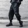 Men's Tracksuits Techwear Style Women Cargo Pants Men Fashion Brand Sweatpants Loose Trend Paratrooper Tactics Multi-pocket Streamer Ankle