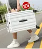 Suitcases A499 High Beauty Luggage Case Women's Large Capacity Travel Silent Universal Wheel Password Box