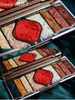 Eye Shadow Florasis Eyeshadow Palette Upgrade with Peony and Moon Relief 9 Color Eyeshadow Palette HUAXIZI 231214