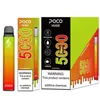 POCO巨大な5000パフ使い捨て蒸気タバコ5％パフ5K EU US倉庫15ml PREFILLED POD MESH COIL 950MAH充電式バッテリー10フレーバーペン