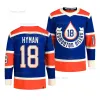 CUSTOM Oilers 2023 Heritage Classic Jersey Эдмонтон 97 Коннор МакДэвид 29 Леон Драйзайтль Джейден Граббе Райан МакЛеод Лейн Педерсон Зак Хайман E