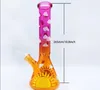 Cam Pembe Daisy Bong Dab Teçhizatlar Hookahs Beaker Base Downstem PERC Duman Boru Bbdy 14mm eklem 25 cm boyunda