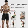 Bande elastiche di resistenza Set per esercizi con maniglie 5 tubi Fitness per attrezzature per l'allenamento della forza a casa per l'allenamento 231214