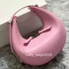 Osoi Bag Toni Mini Half Moon Bags 사탕 컬러 가죽 여성 겨드랑 핸드