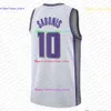 Niestandardowy Keegan Murray Deaaron Fox Basketball Jersey Domantas Sabonis Sacramentos Harrison Barnes Kevin Huerter Malik Monk Richaun Holmes Davio 2024 City Youth Men