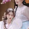 Estilo coreano hanbok hairband feminino acessório de cabelo roupas tradicionais headwear cosplay festa festival presentes