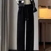 Women's Pants Corduroy Women Wide Leg Velvet Winter Cozy Thicken Warm Leisure High Waist Harajuku Trousers Full Length Feminino Students