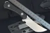 Özel Teklif M7697 Hayatta Kalma Düz Bıçak D2 Saten Blade CNC Finish Full Tang G10 Sap Dış Mekan Kamp Yürüyüşü Sabit Blade Avcılık Bıçakları Kydex