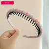 Hair Accessories Sweet Cloth Bands Women Headbands Girls Non-slip Hairband Comfy Children Hoop Teeth Comb