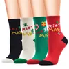 Chaussettes Bonneterie Noël Femmes Casual Coton Chaussette Respirant Haute Qualité Bas Dessin Animé Motif Confortable Mignon Animal Imprimé Femmes Chaussettes 231215