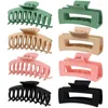 Sets Wholesale Geometric For Minimalist Women Girls Thick Ponytail Holder Hair Grabs Accessories Square Clamps