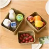 Storage Baskets Woven Seagrass Storage Baskets St Rattan Basket Desk Organizer Picnic Fruit Box Cosmetic Container Drop Delivery Home Dha1F
