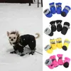 Dog Apparel Winter Booties For Small Dogs Shoes Pug Boots Scarpe Per Cani Warm Waterproof Calcetines Para Perros Pequenos Non Slip