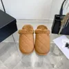 Тапочки Tazz Booties Женские меховые шлепанцы Классические ультра мини-ботинки на платформе Tasman Слипоны Les Petites Замша из смеси шерсти dhgate Зимние дизайнерские сабо Ботинки-мулы 35-43