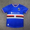 23 24 U.C. Sampdoria 축구 유니폼 레트로 1990-91 홈 어웨이 버리 니 에스포지토 Vieira Quagliarella Verre 2023 2024 Blucerchiato 축구 셔츠 남자 유니폼